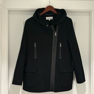 Calvin Klein Women's Black Utility Jacket